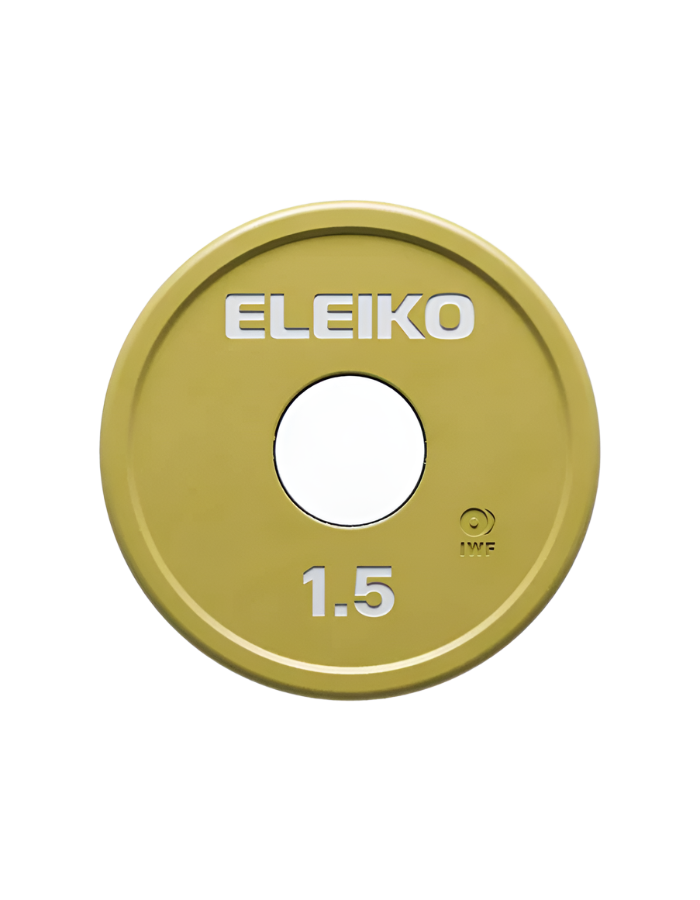 Eleiko IWF Single Change Plate - 1.5 kg - Premium from shopiqat - Just $16! Shop now at shopiqat